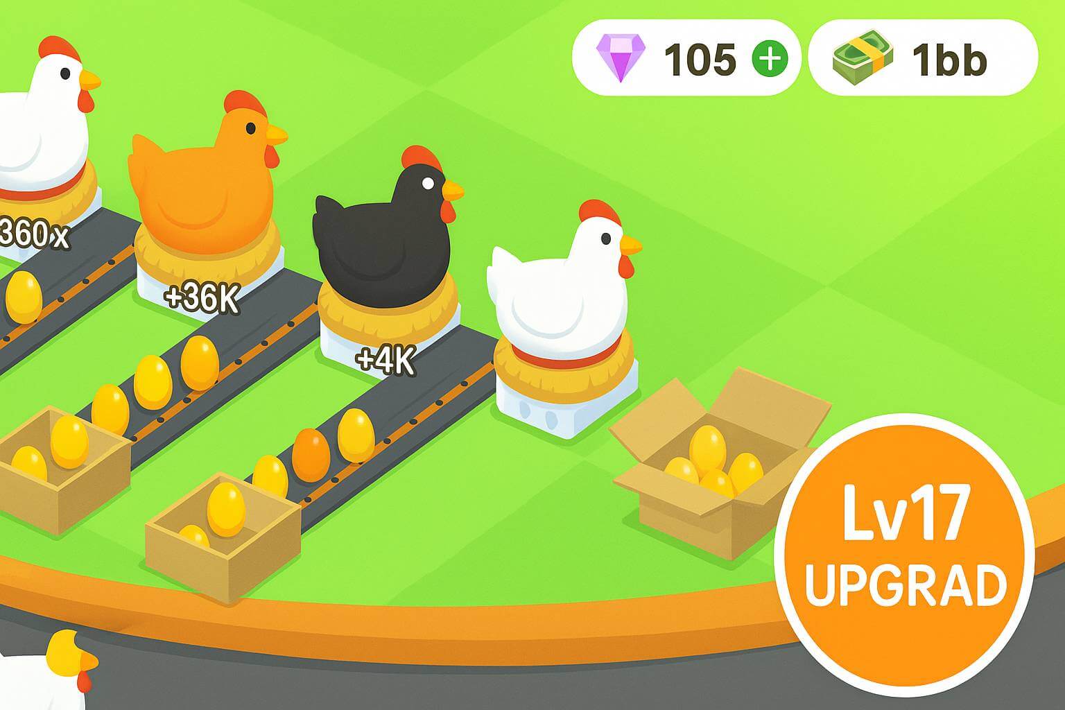 Egg Factory Gameplay